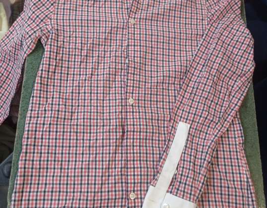 Chłopięce sortowane koszule (164 cm-M) 1 gatunku (A) hurt na wagę