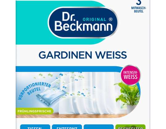 Dr Beckmann Verhovalkaisupussit GARDINEN WEISS 3x40g