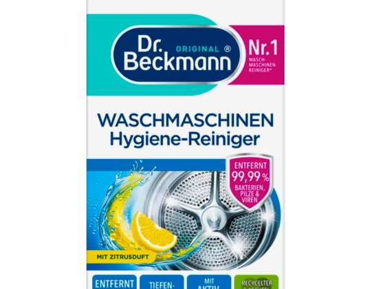 Çamaşır makinesi için Dr Beckmann Kireç Çözücü WASCHMACHINEN Hygiene Reiniger 2x 50g
