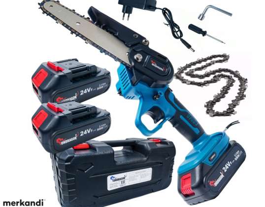 Mini Chainsaw on battery - incl. 2x battery - 24V - OD2802 - 1000W