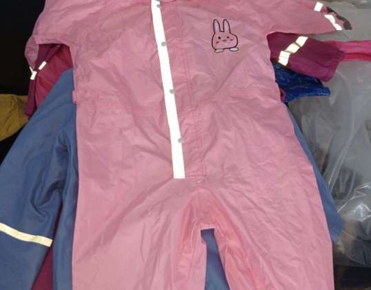 Children's raincoats mix 1 grade wholesale by weight