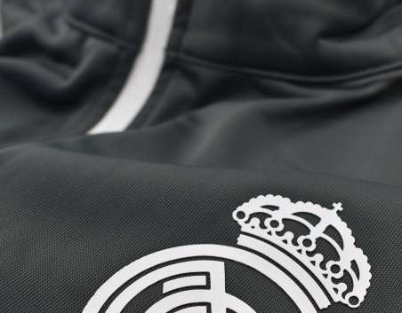 Real Madrid RM2CHP2 Polyester Tracksuit No. 2 - Classic Monochrome for the Modern Fan