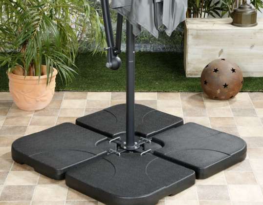 A-Stock, 500x Parasol Stand, Weighting Plate Set 4 pcs,