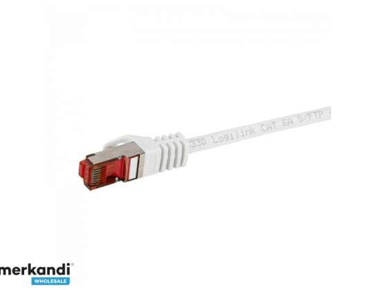 LogiLink PrimeLine Patchcable Cat 6A 1m Бял CQ2031S