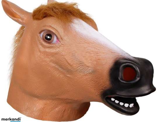 MASK HORSE HEAD HORSE FOR PARTY DISGUISE LATEX