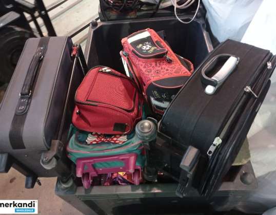 Gesorteerde wegkoffers en handtassen 1(A) kwaliteit groothandel op gewicht