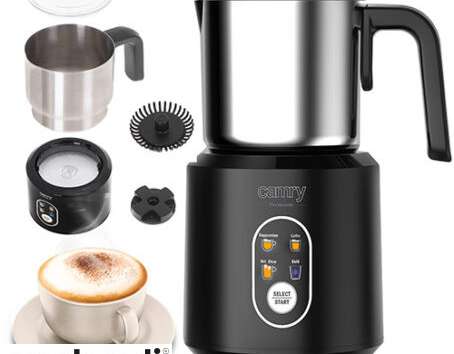 CAMRY MILK FROTHER – FROTHING AND HEATING SKU: CR 4498 (Stock in Poland)