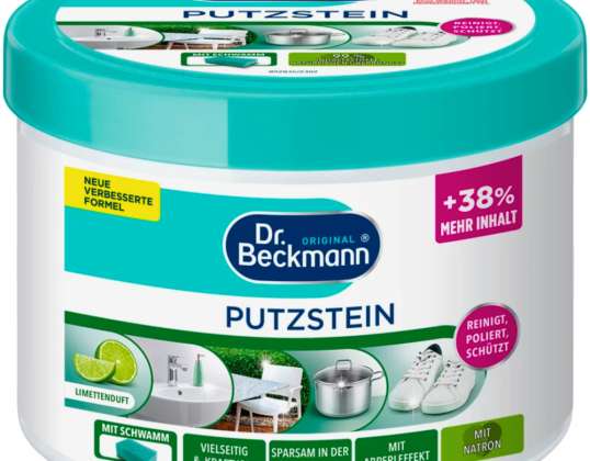 Dr Beckmann PUTZSTEIN Pasta Limpiadora Universal con Esponja 550g