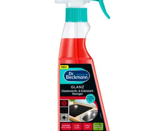 Dr Beckmann Cleaning Spray for Induction of Stainless Steel 2in1 GLANZ 250ml