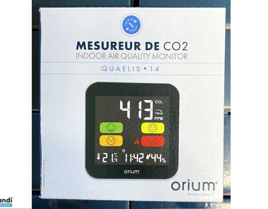 NDIR Sensörlü 15 Adet Orium Quaelis 14 CO2 Metre C21154, Toptan Mal Kalan Stok Paletleri Satın Alın