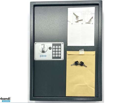 15 stk Pavo High Security Key Box til 50 nøgler + 50 nøgleringe, køb resterende lager engrosvarer