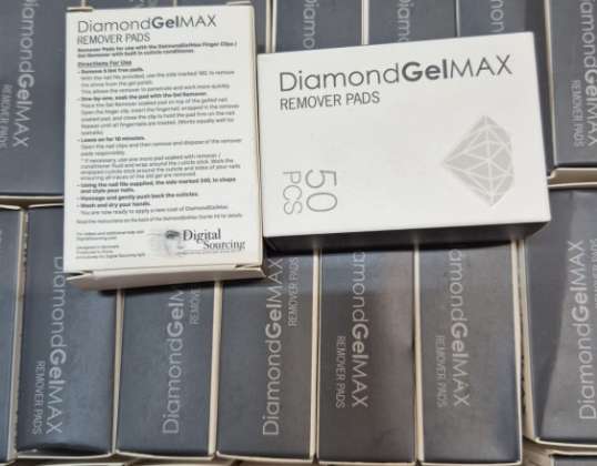 300 packs of 50 DiamondGelMAX Remover Pads Nail Care Accessories, wholesale online shop Buy Remaining Stock