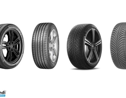 Sada 50 kusů nových pneumatik s originálním obalem