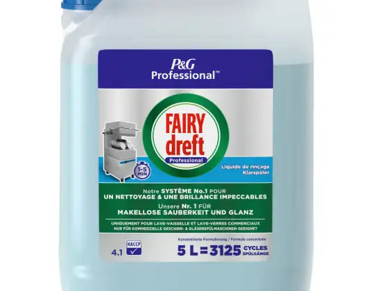 Fairy Professional Dishwasher Detergent, Rinse Aid 5L