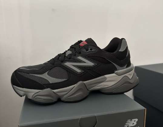 New Balance 9060 Black/Grey Castlerock GS - GC9060BK - new authentic model with boxes