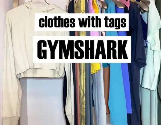 Gymshark tøj Nyt med Original Box Blandet sortiment til kvinder og mænd på 85 stykker.