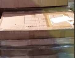 Balkontafel GreenYard® Halfrond 76 x 38 cm Keramische hangtafel met mozaïekpatroon, 77 stuks A-Stock