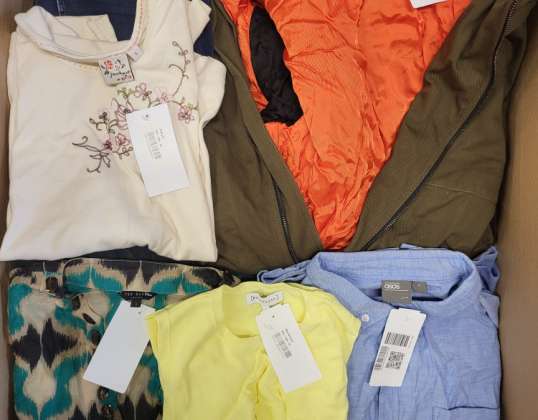 Îmbrăcăminte second-hand de calitate Mix cremă pentru bărbați, mix pentru femei, hanorace, tricouri, jachete - pachete