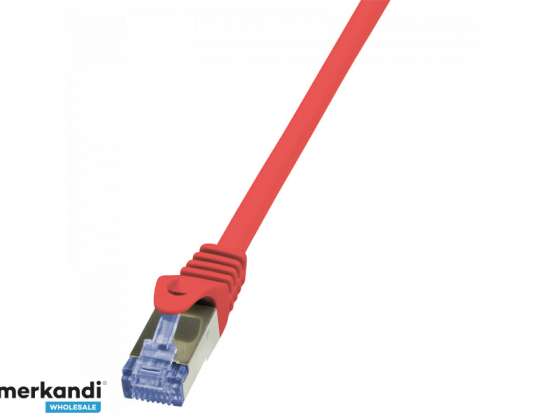 Cablu patch LogiLink PrimeLine 0.25m Rosu CQ3014S