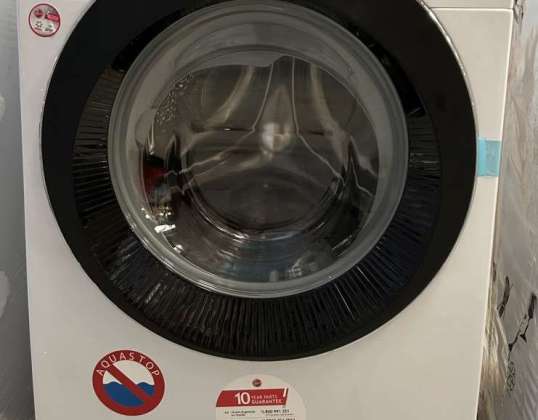 "Candy & Hoover" skalbimo mašinos sandėlyje - nauji, supakuoti ir garantuoti produktai