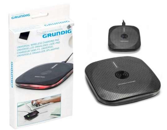 Grundig Wireless Ladegerät Universal 5W schwarz 3,6 cm