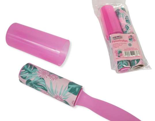 Fluff roller rose tropical 5 pièces ensemble /Lint roller imprimé animal ensemble de 5 pièces