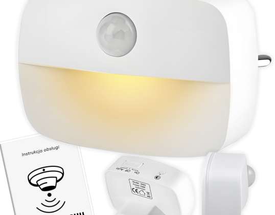 LED Night Light for Contact with Dusk Motion Sensor Socket 3 Modes ZN07