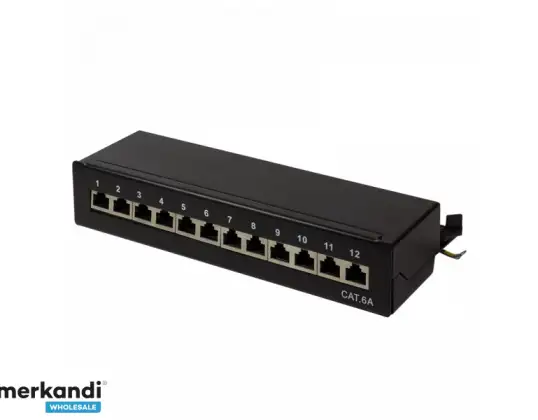 LogiLink Cat.6A Patchpanel 12 Ports NP0019B