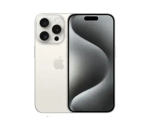 Apple iPhone 15 Pro 128GB Balta Titanium EU MTUW3 TIK DĖŽUTĖS PAŽEIDIMAS