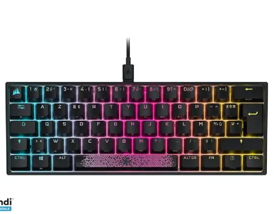 Sæt med 100 nye mekaniske RGB-tastaturer med original emballage