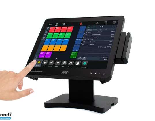 Ny Diebold-Nixdorf iPOS Plus avansert POS-system 15 tommers Touch / i5-6500 / 8GB / 256GB SSD / Stand / W10 Pro