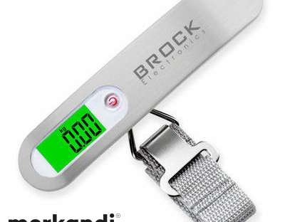 Digital luggage scales with LED display