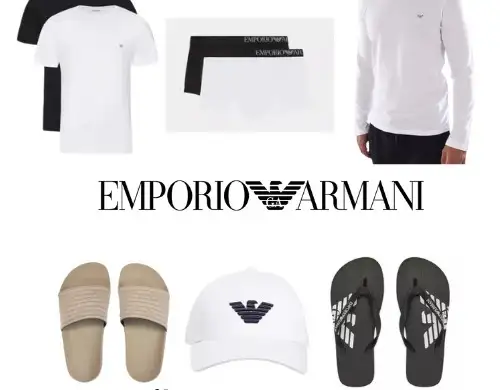 Emporio Armani: Nov prihod Emporio Armani je na voljo zdaj!