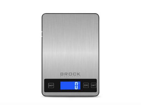 Large size digital kitchen scale with LED