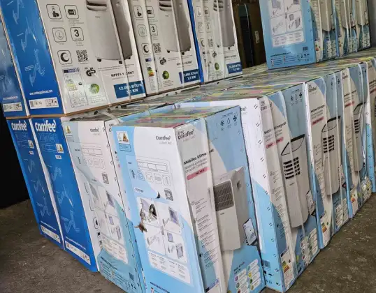 Acondicionadores de aire - excedentes de producción / clase A nuevos en caja de cartón varios modelos