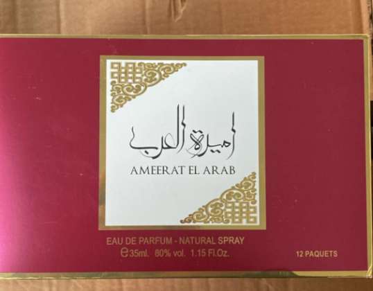 Ameerat el Arab Perfume 35ML iš Dubajus - Pack Gros 12 Vienetų už 25€ -