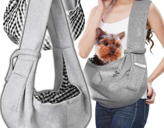 Geantă de transport pentru câine mic pisică iepure geantă de umăr călătorie reversibilă DOG-T