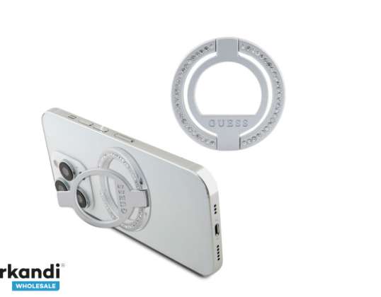 Support Ring magnétique Guess Magsafe ring voor iPhone - Zilver   J-TOO