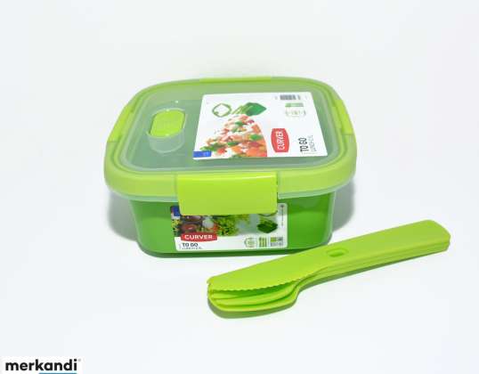 Curver Smart To Go lunch boxes with lid and cutlery 0,9 Liter