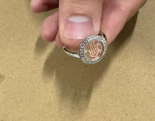 Складови бижута Нова фабрика опаковани сребро 925 родий покритие позлатени пръстени обеци гривни колиета