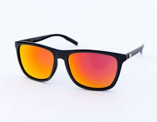 100 UV-beskyttede Black Advantage-solbriller med Premium-emballasje