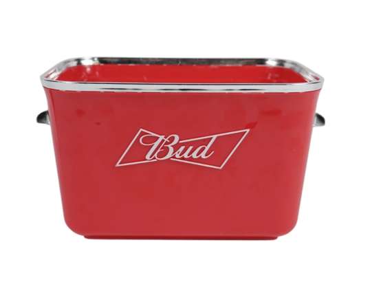 Bud ice bucket beer cooler red 32 cm
