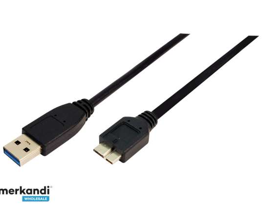 Cabo LogiLink USB 3.0 Conector A &gt;B Micro 2x Plug 1m CU0026