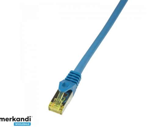 Патч-кабель LogiLink Cat.6A 500 МГц S/FTP синій 10 м GHMT сертифікований CQ5096S