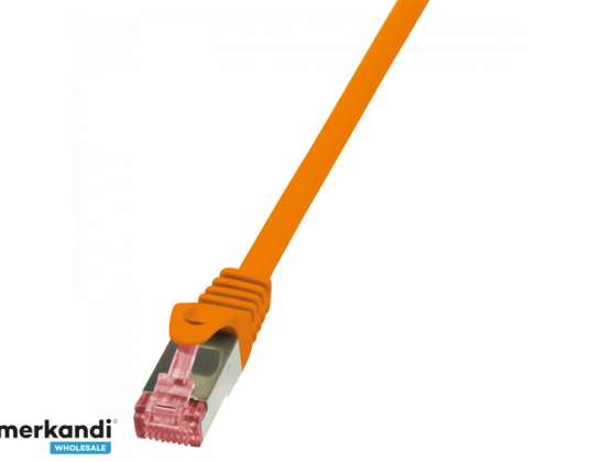 Патч-кабель LogiLink Cat.6 S/FTP PIMF PrimeLine помаранчевий 3м CQ2068S