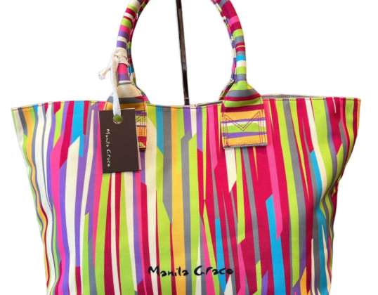 Stock Manila Grace beach bags (in various models and colors)