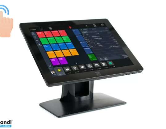 Moniteur à écran tactile POS ELO ET1517L 15&quot; (1024x768) Grade A- Noir