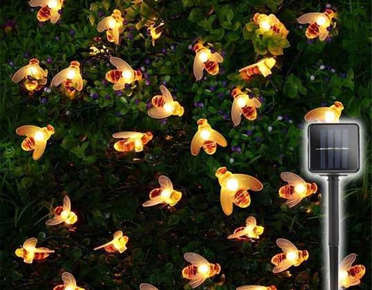 Introducing: Solar Powered String Lights CutesyBee