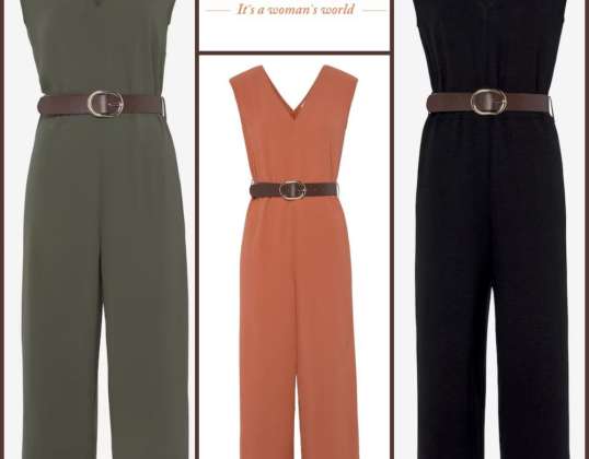 020138 Women's summer jumpsuit from the German company Lascana with integrated straps