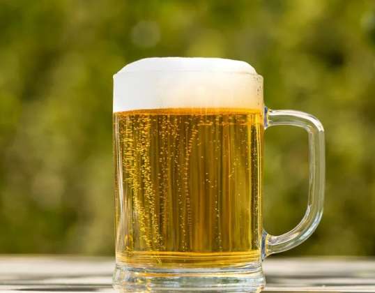 500 ML BEER MUG with thick glass handle